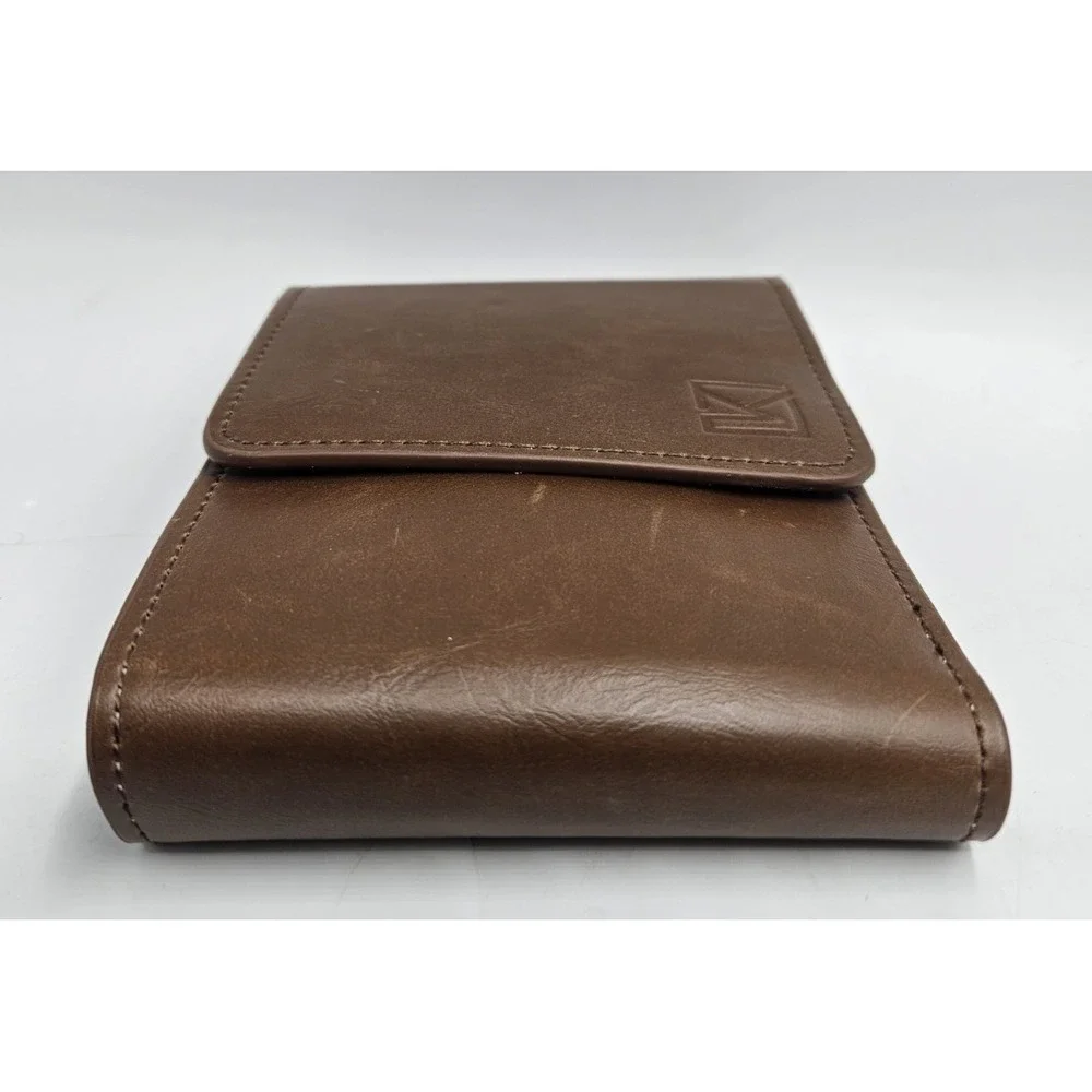 KENARK Premium Leather Watch Travel Pouch for 2 Watches - Good